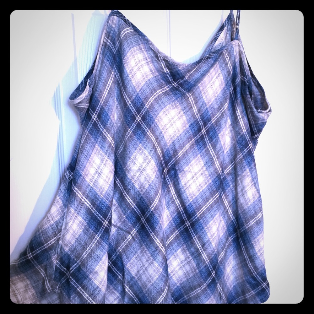 Gap XXL flannel look tank top camisole